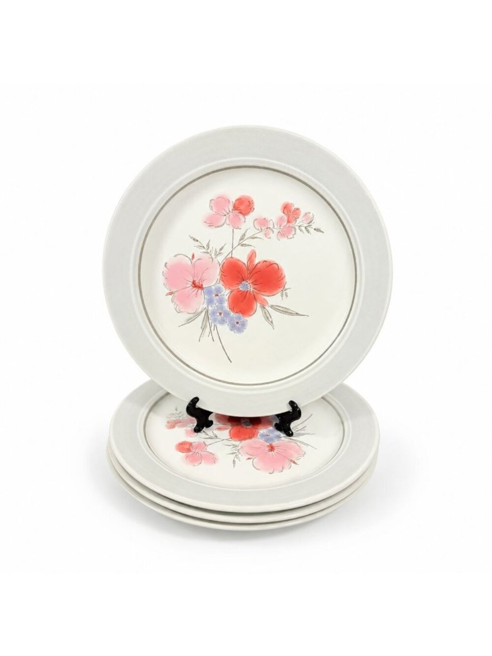 Stoneware Dinner Plates Set 4 Galleria Collections JMP 3 JMP Marketing 1985 Made